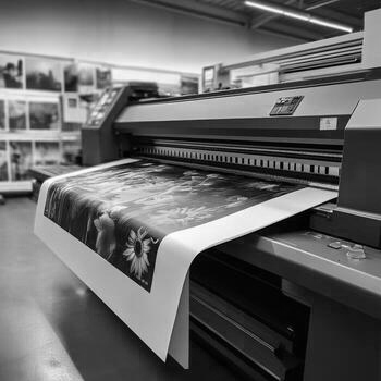 a large format printing machine producing vibrant highquality prints in a commercial printing shop using modern technology photo2